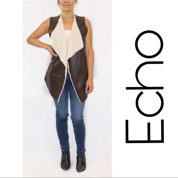 Echo Faux Fur Vest - Picture 1 of 3